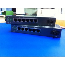 OPT-618A/B  6x10/100M RJ45 Port+1xFX Port 2Km