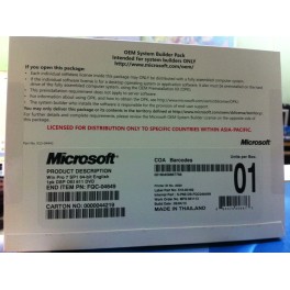 Microsoft Windows Pro 7 64-bit